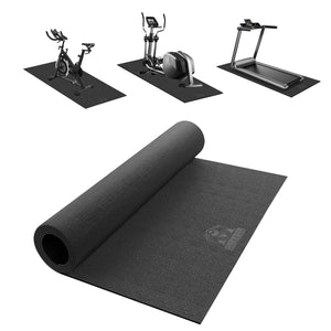 HAPBEAR Exercise Equipment Mat, Treadmill, Elliptical, Rowing Machine, Peloton Bike Mat for Hardwood Floors, Carpet - Weight Bench Pad Fitness Gym Equipment Mat